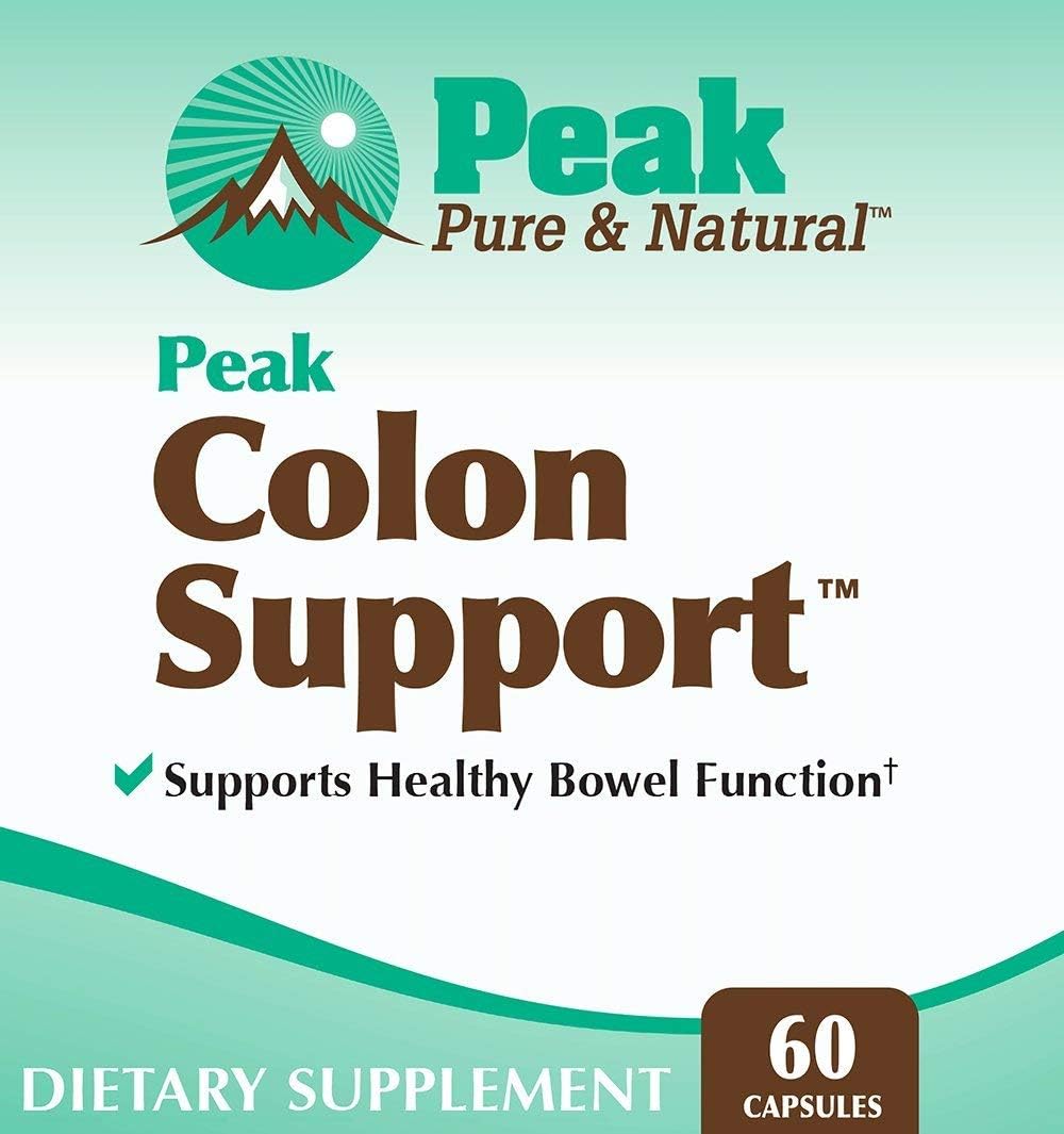 Peak Colon Support, Colon Cleanse & Detox Supplement, 30 Servings