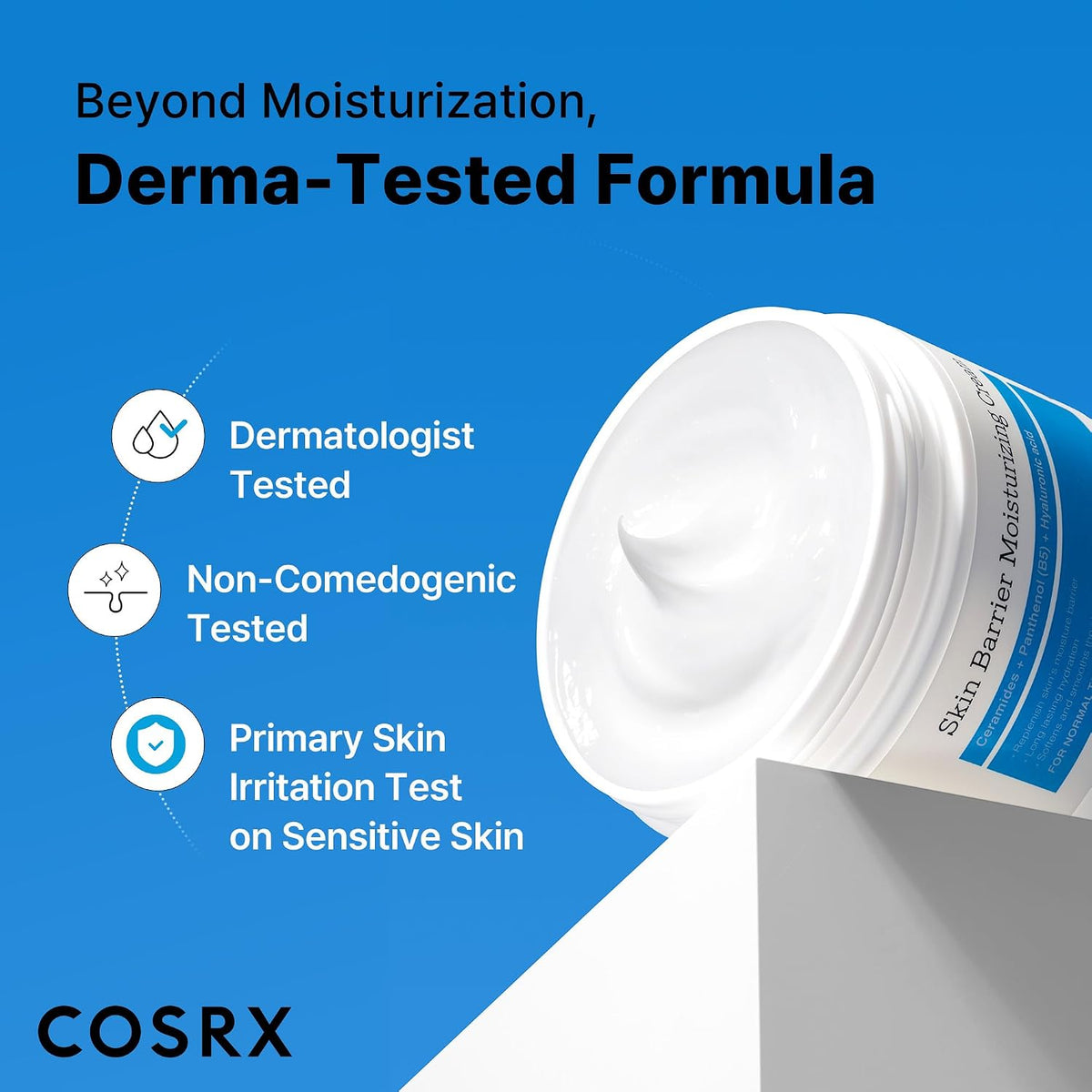 COSRX 100-Hour Hydration Ceramide Body Cream, Non-Greasy, 15.2 fl oz