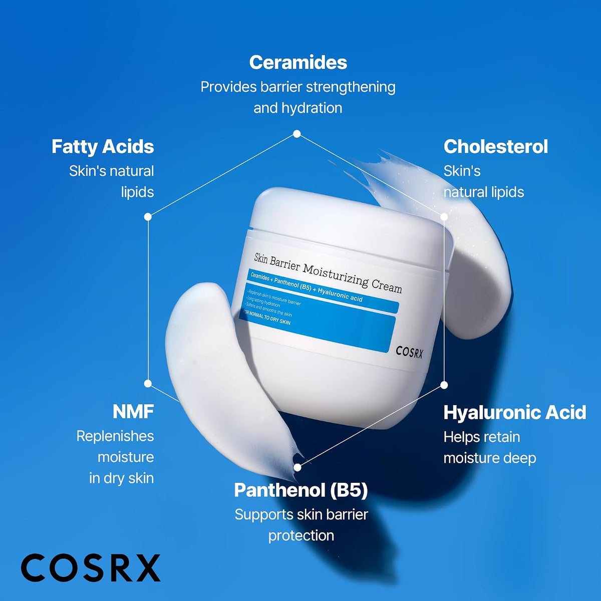 COSRX 100-Hour Hydration Ceramide Body Cream, Non-Greasy, 15.2 fl oz