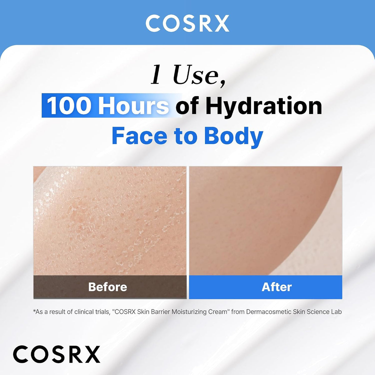 COSRX 100-Hour Hydration Ceramide Body Cream, Non-Greasy, 15.2 fl oz