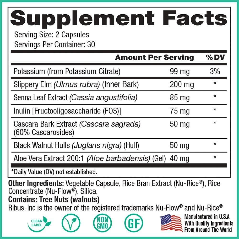 Peak Colon Support, Colon Cleanse & Detox Supplement, 30 Servings