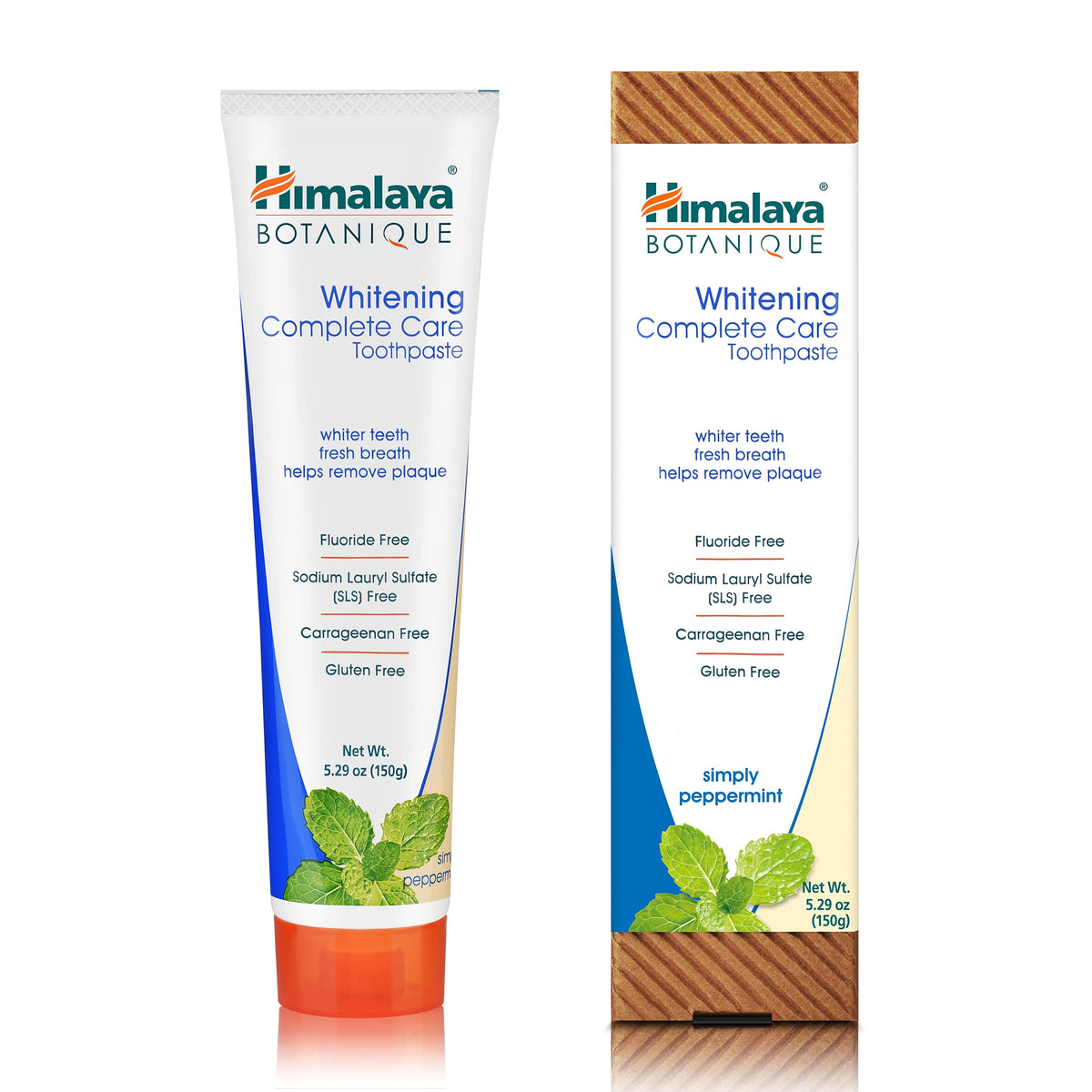 Himalaya Botanique Whitening Complete Care Toothpaste, Mint, 5.29 oz,1 Pack
